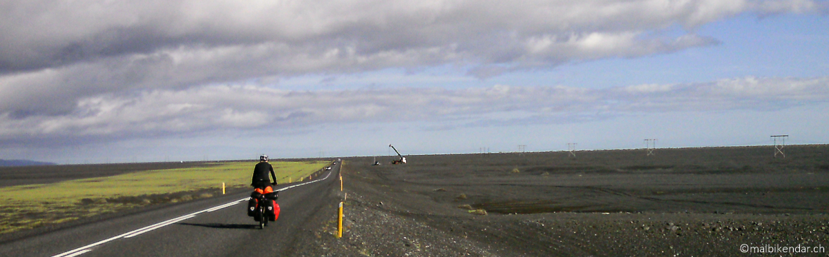 Voyage vélo en Islande Ringroad no. 1