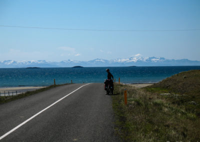 Fjords de l'ouest - à vélo avec le vent de dos