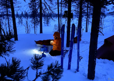 Urho Kekkonen en skis et pulka 2024