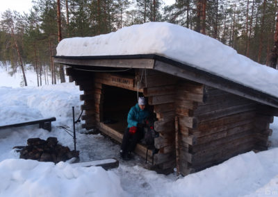 Urho Kekkonen en skis et pulka 2024