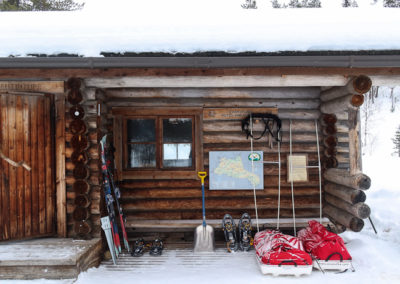 Urho Kekkonen en skis et pulka 2024
