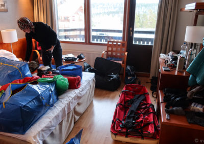 Urho Kekkonen en skis et pulka 2024
