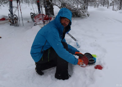 Urho Kekkonen en skis et pulka 2024